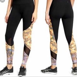 Athleta Sonar Mesh Inlay Leggings
